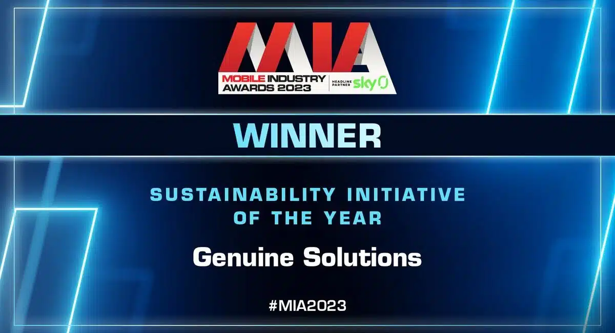 Mobile Industry Awards 2023: Genuine Solutions wins Sustainability Initiative of the Year