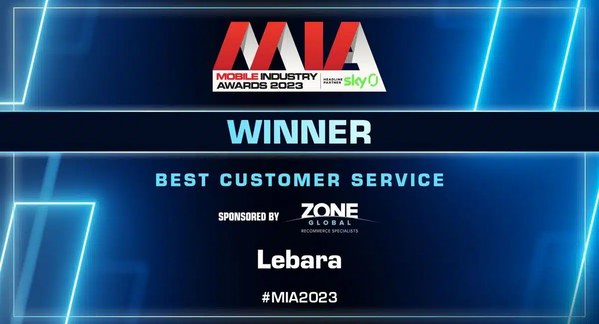 Mobile Industry Awards 2023: Lebara Mobile wins Best Customer Service