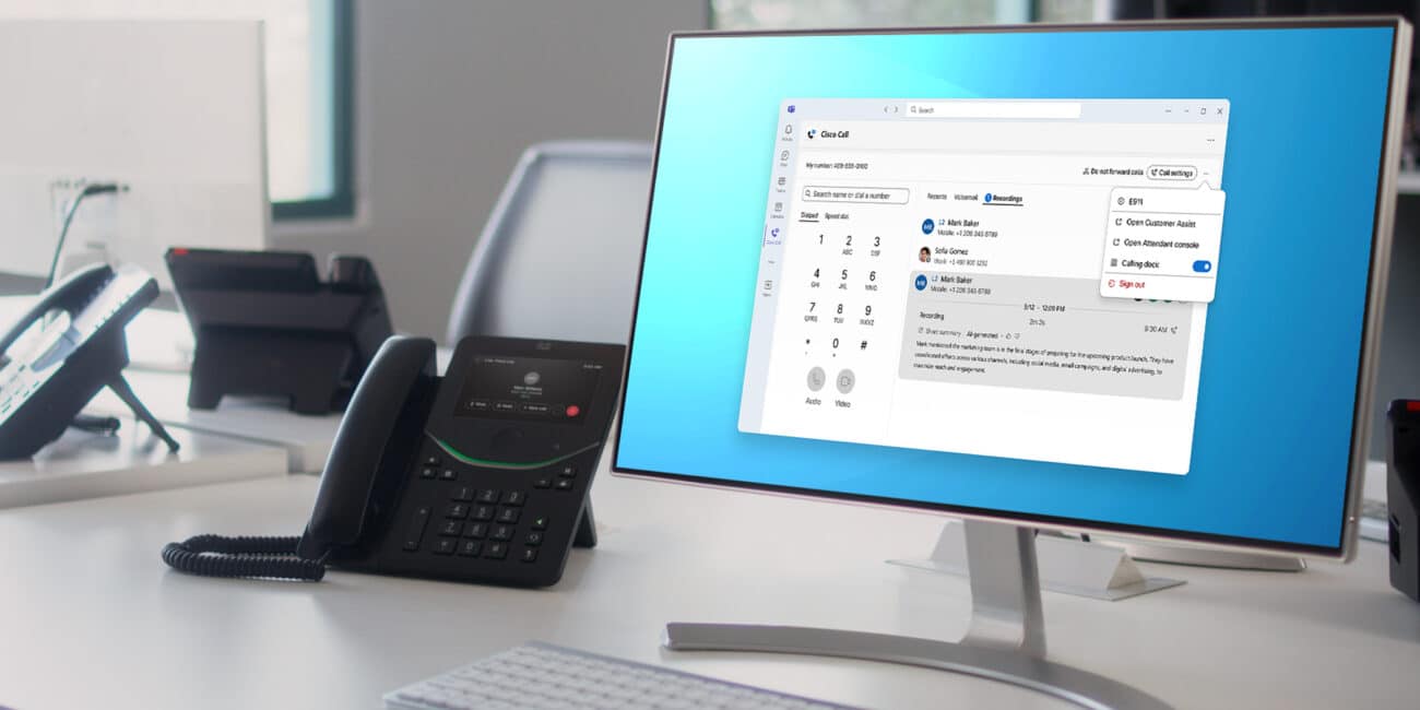 Cisco Call for Microsoft Teams: Enterprise calling, without compromise