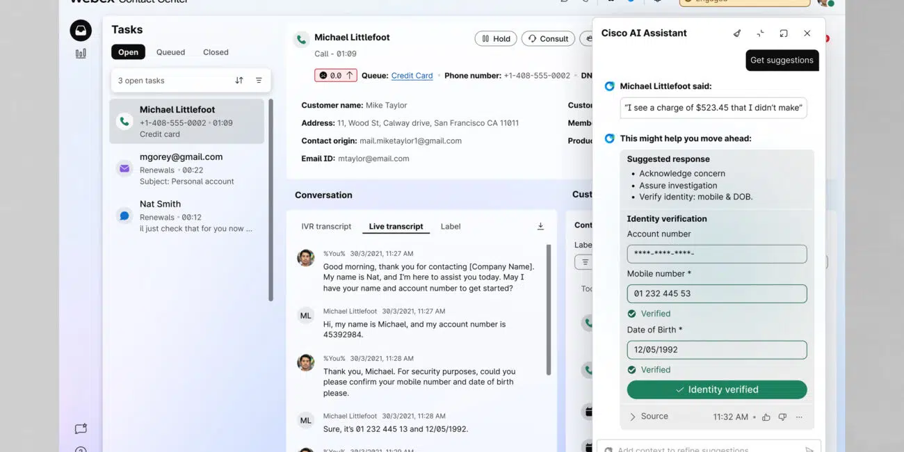 Empowering agents and supervisors: How Cisco AI Assistant for Contact Center is redefining customer experience.